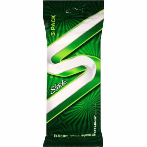 Stride Gum, Sugar Free, Spearmint