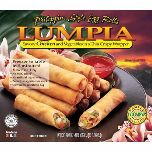 Lumpia Savory Chicken And Vegetables