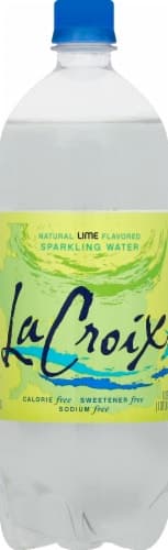 Lacroix Lime Flavored Sparkling Bottled Water