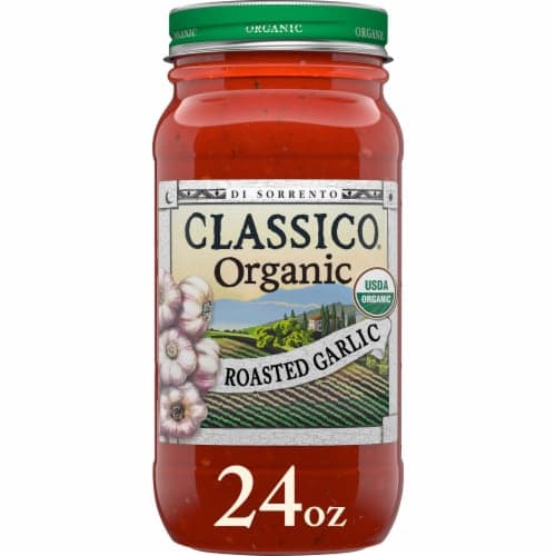 Classico Pasta Sauce, Organic, Roasted Garlic