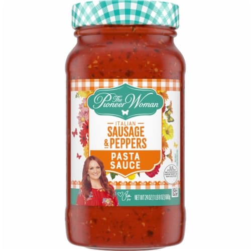 Pioneer Woman Sausage & Peppers Pasta Sauce, Jar