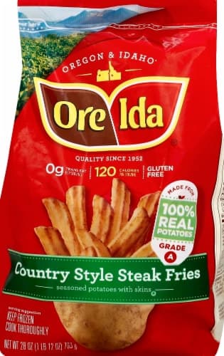 Ore Ida Fries, Steak, Country Style