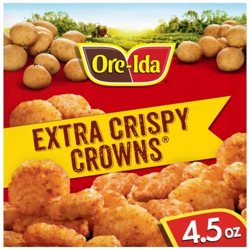 Ore-Ida Crispy Crowns Seasoned Shredded Microwavable  Potatoes