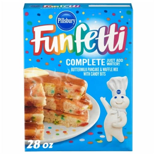 Pillsbury Funfetti Buttermilk With Candy Bits Pancake/waffle Mix Powder