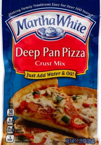 Martha White Crust Mix, Deep Pan Pizza