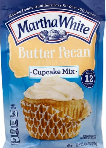 Martha White Cupcake Mix, Butter Pecan