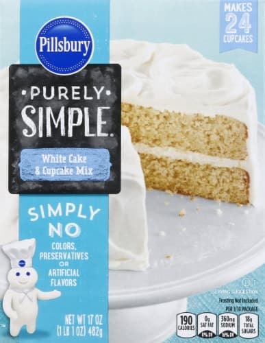 Pillsbury Purely Simple White Cake & Cupcake Mix