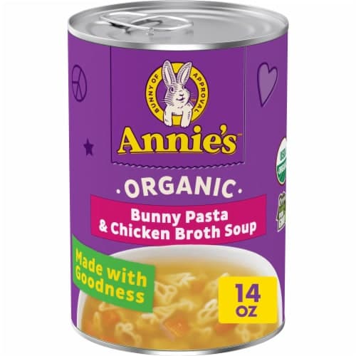 Annies Homegrown Soup Organic Bunny Pasta & Chicken Broth