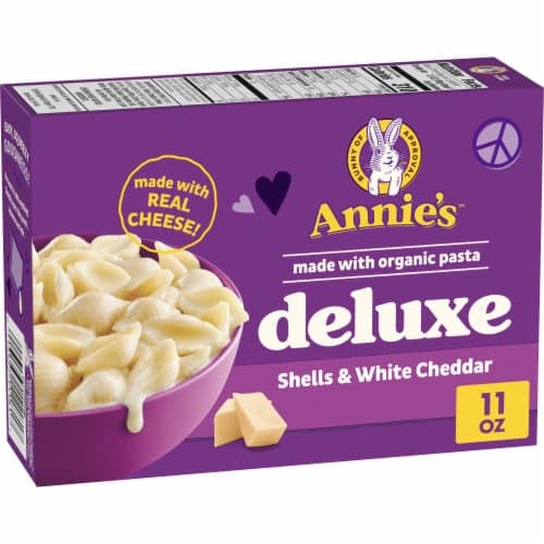 Annies Pasta Deluxe Mac & Cheese Shells & White Cheddar
