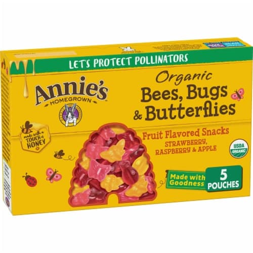 Is it Peanut Free? Annie's Homegrown Annie's Organic Bees Bugs & Butterflies Fruit Kid Snacks