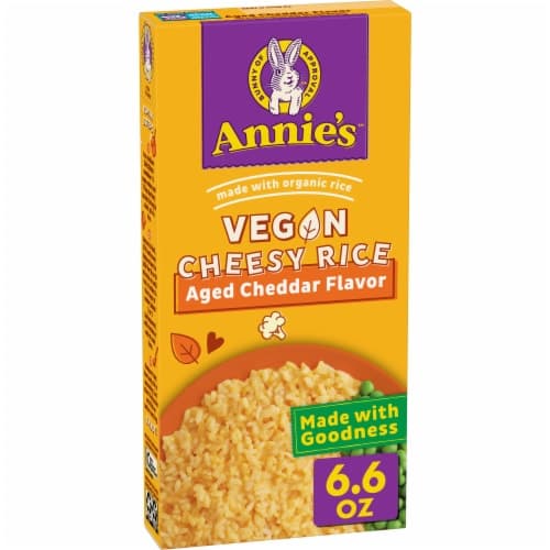 Is it Latex Free? Annies Vegan Cheesy Rice With Hidden Veggies Aged Cheddar