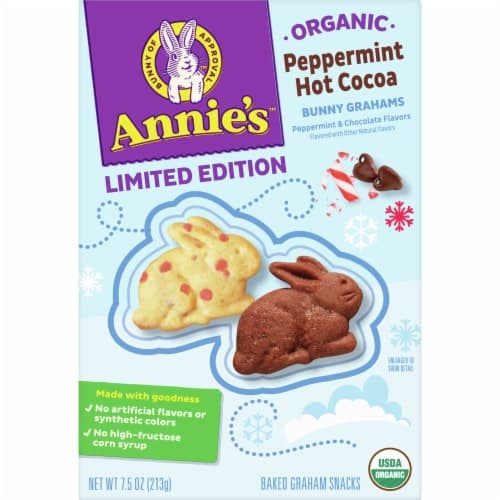 Annie'S Organic Peppermint Hot Cocoa Bunny Grahams