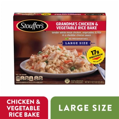 Stouffer'S Grandma'S Chicken & Vegetable Rice Bake Large Size  Meal