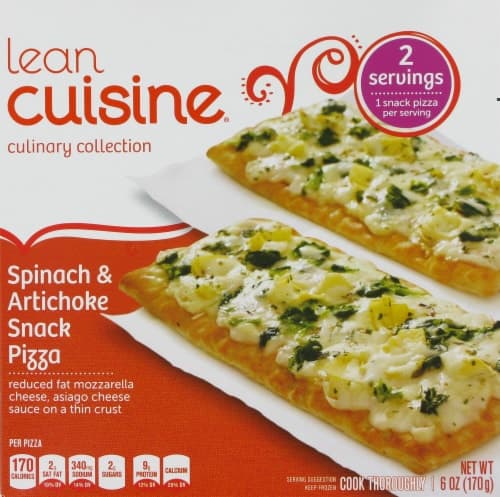 Lean Cuisine Spinach & Artichoke Snack Pizza