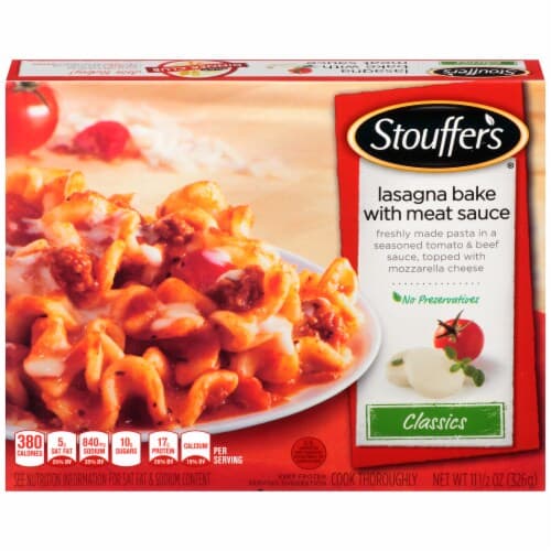 Stouffers Classics Lasagna Bake With Meat Sauce