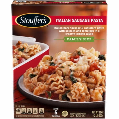 Stouffer'S Family Size Italian Sausage Pasta  Meal