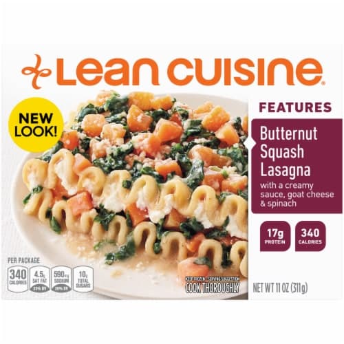 Lean Cuisine Features Butternut Squash Lasagna  Meal