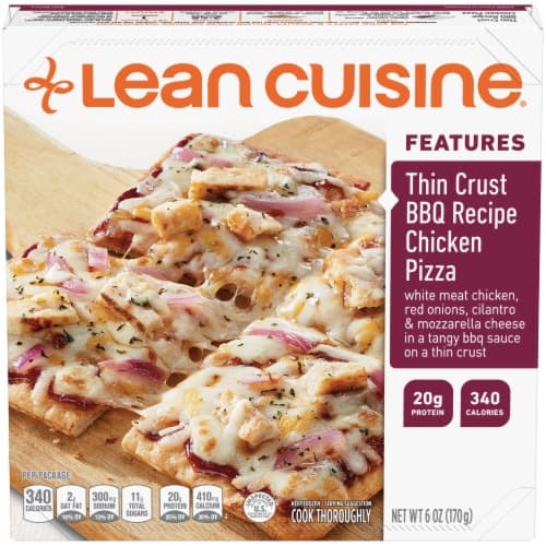 Lean Cuisine Features Thin Crust Bbq Recipe Chicken Pizza