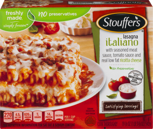 Stouffer'S Satisfying Servings - Lasagna Italiano