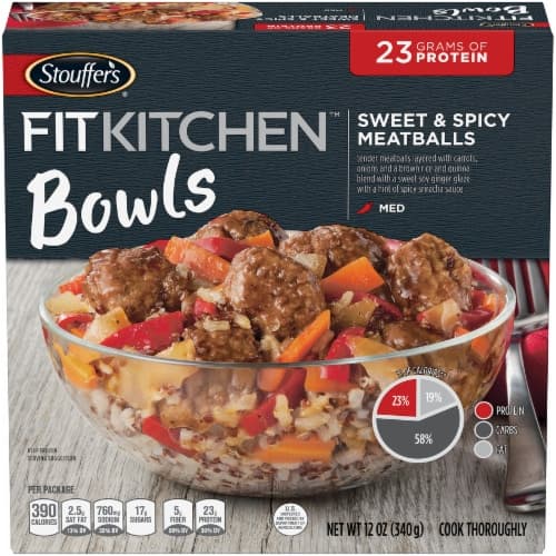 Stouffer'S Sweet & Spicy Meatballs Bowls