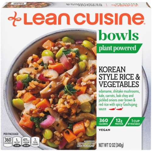 Lean Cuisine Bowls Plant Powered Korean Style Rice & Vegetables