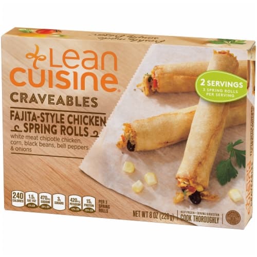 Lean Cuisine Craveables Fajita-Style Chicken Spring Rolls