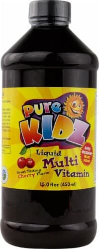 Pure Kidz Cherry Flavor Liquid Multi Vitamin