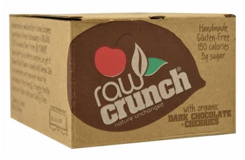 Raw Crunch Dark Chocolate + Cherry Bars