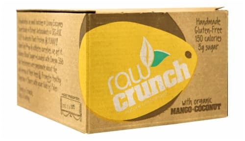 Raw Crunch Mango + Coconut Bars