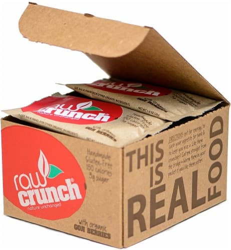 Raw Crunch Goji Berry Bars
