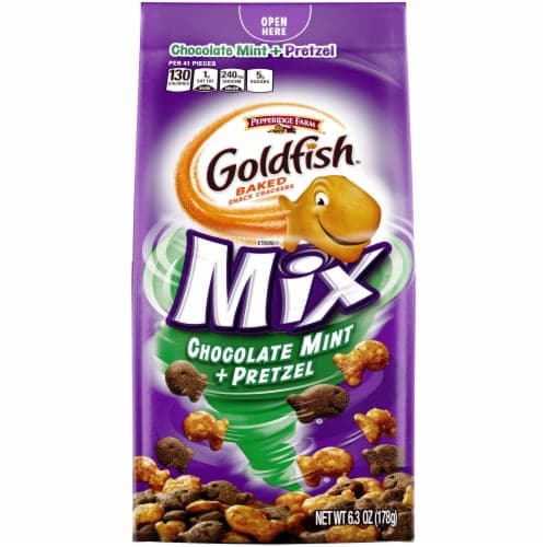 Pepperidge Farm Goldfish Choc Mint/Pretzel Mix
