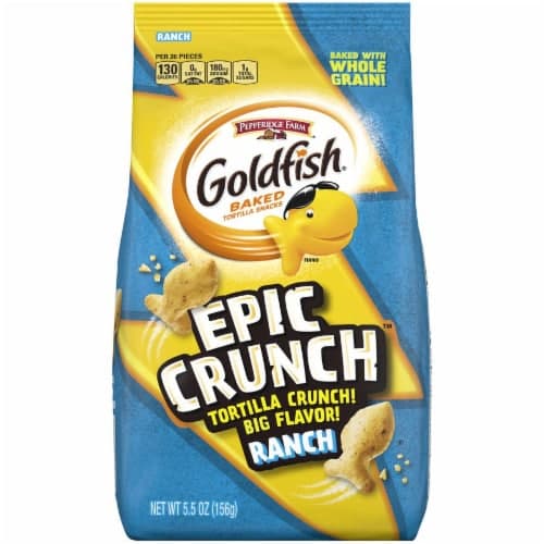 Goldfish Epic Cruch Baked Tortilla Snacks, Ranch