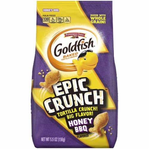 Goldfish Baked Tortilla Snacks, Honey Bbq Flavored