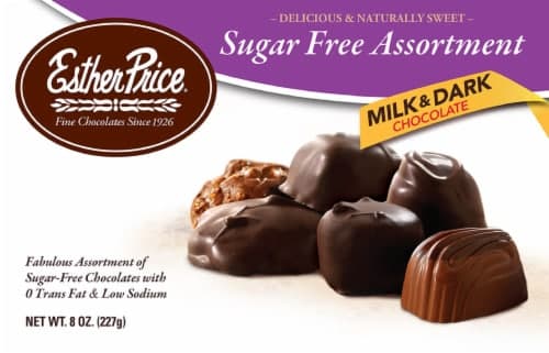 Esther Price Sugar Free Milk & Dark Chocolate Assortment