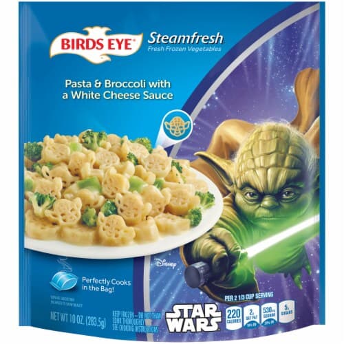 Birds Eye Steamfresh Pasta & Broccoli, With A White Cheese Sauce, Star Wars