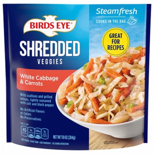 Birds Eye White Cabbage & Carrots, Shredded Veggies