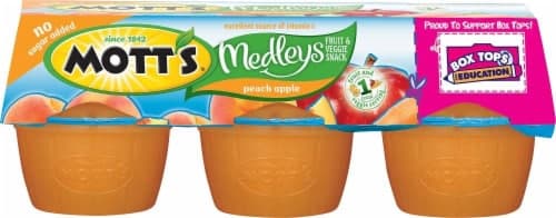 Mott'S Medleys Peach Apple Fruit And Veggie Snack