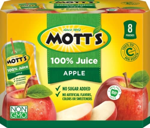 Motts 100% Juice, Apple, Original
