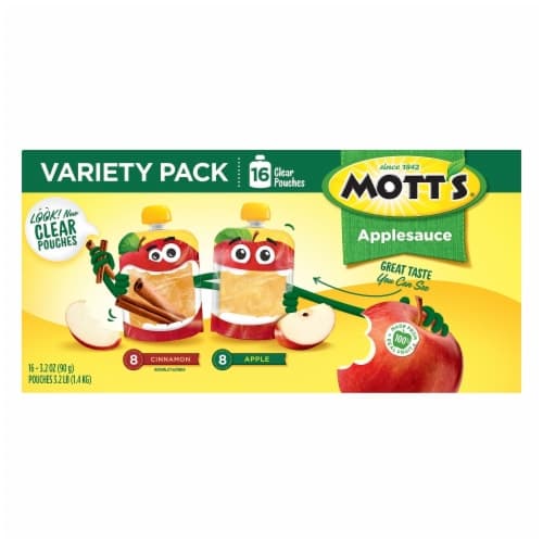 Mott'S Apple And Cinnamon Applesauce Variety Pack