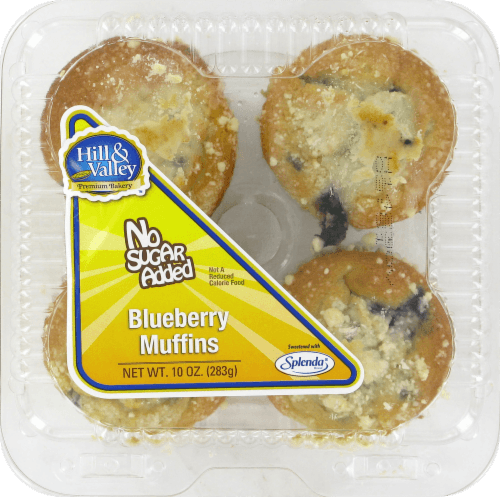 Hill & Valley Blueberry Muffin, No Sugar Added