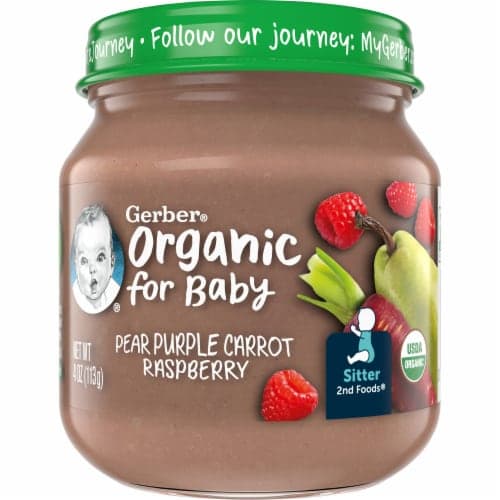 Gerber Pear Purple Carrot Raspberry