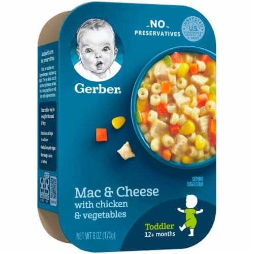 Gerber Mac & Cheese, With Chicken & Vegetables, 12+ Months, Toddler