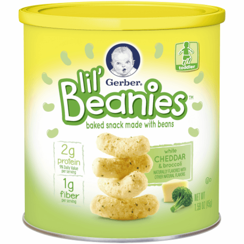 Gerber Lil' Beanies, White Cheddar & Broccoli