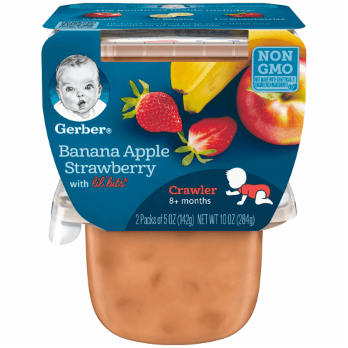 Gerber Banana Apple Strawberry, 8+ Months