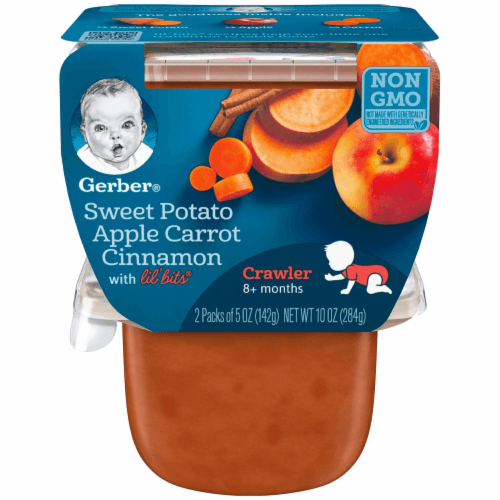 Gerber 3Rd Foods Sweet Potato Apple Carrot & Cinnamon, With Lil' Bits