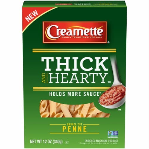 Creamete Pasta Penne Bronze Cut Thck Hrty Non Gmo