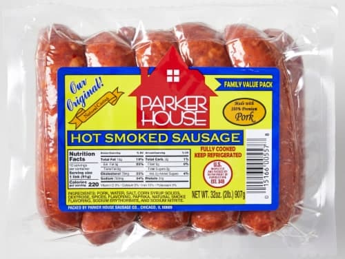 Parker House Hot Smoked Sausage