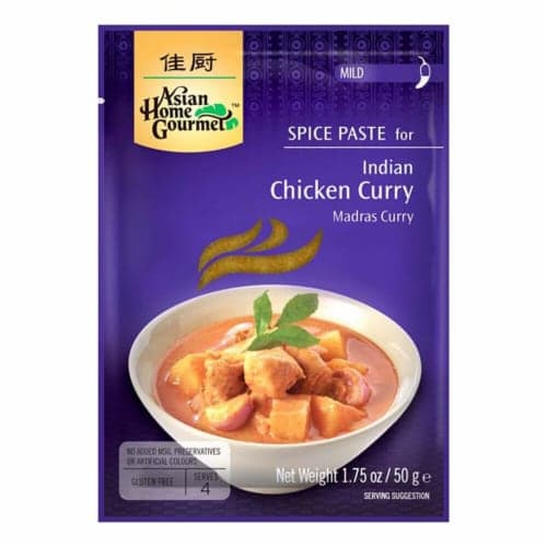 Asian Home Gourmet Indian Mild Chicken Curry Spice Paste