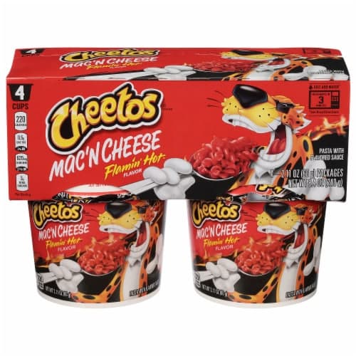 Cheetos Mac N Cheese Psta With Flavored Sauce Flamin Hot Flavor