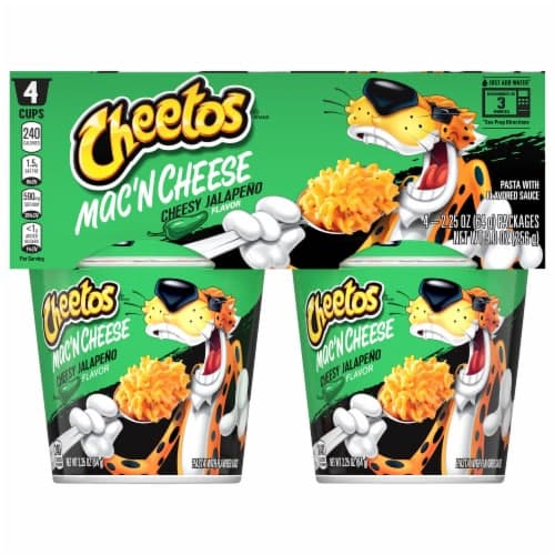 Cheetos Mac N Cheese Pasta With Flavored Sauce Cheesy Jalapeno Flavor